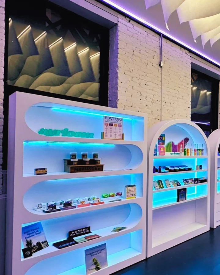 Cannadreams dispensary interior in Manhattan