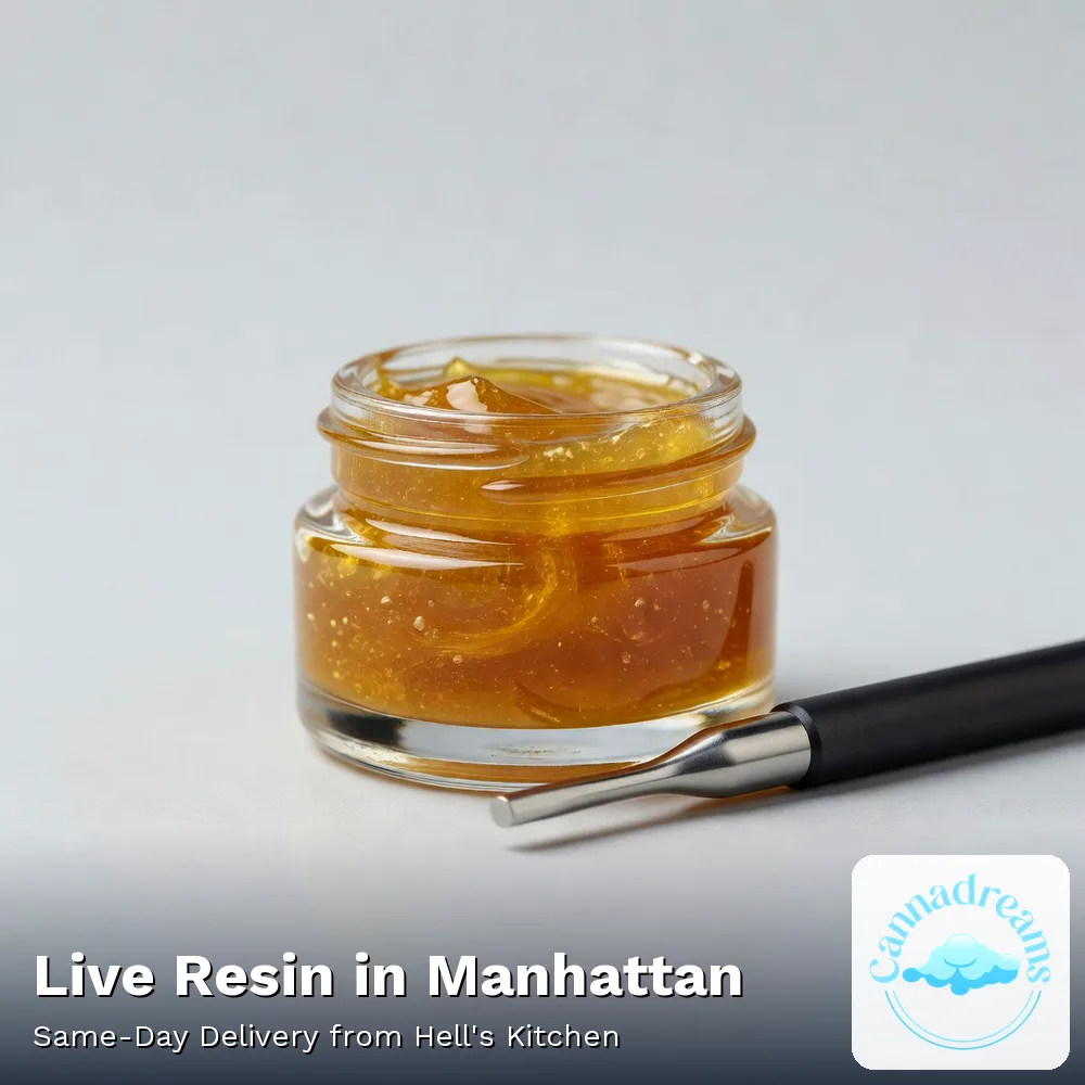 Live Resin at Cannadreams, licensed dispensary at 862 9th Ave in Hell's Kitchen, Manhattan