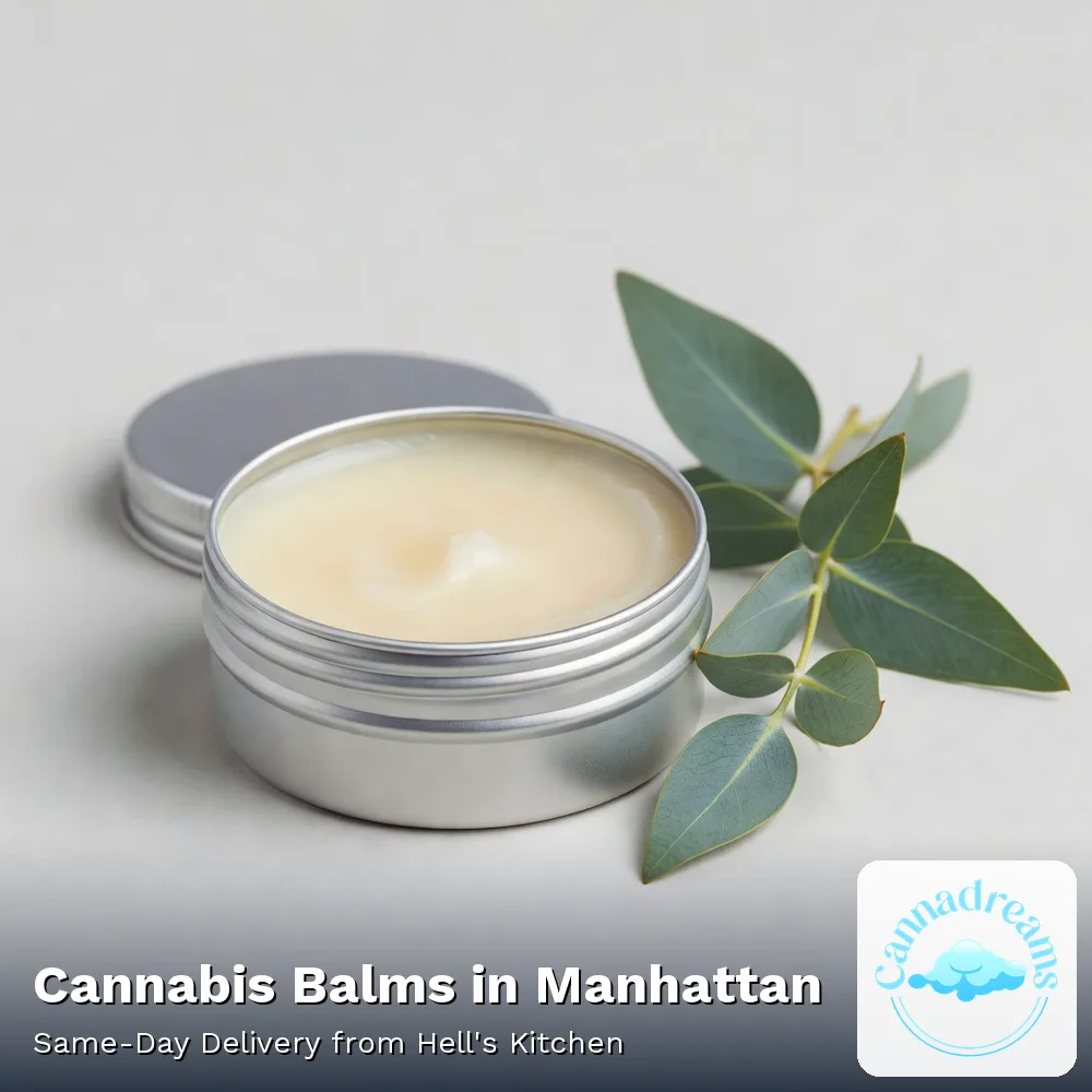 Cannabis Balms at Cannadreams, licensed dispensary at 862 9th Ave in Hell's Kitchen, Manhattan
